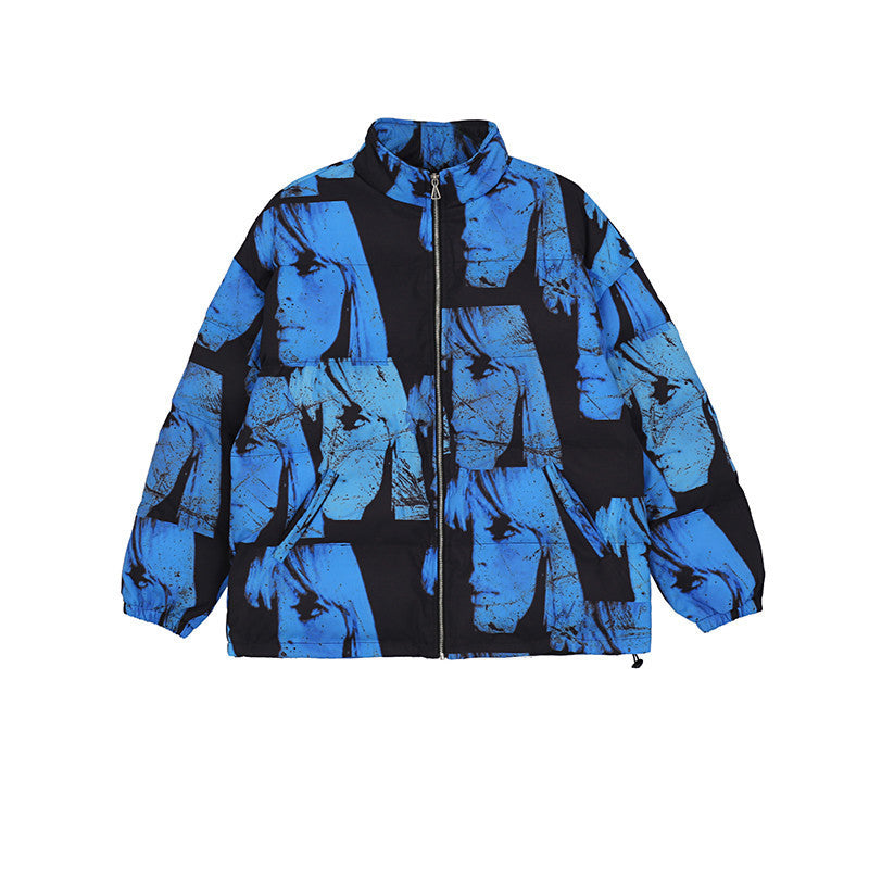 Dark Tide Brand Cartoon Print Cotton Jacket - Bellarte Enchanté Dark Tide Brand Cartoon Print Cotton Jacket